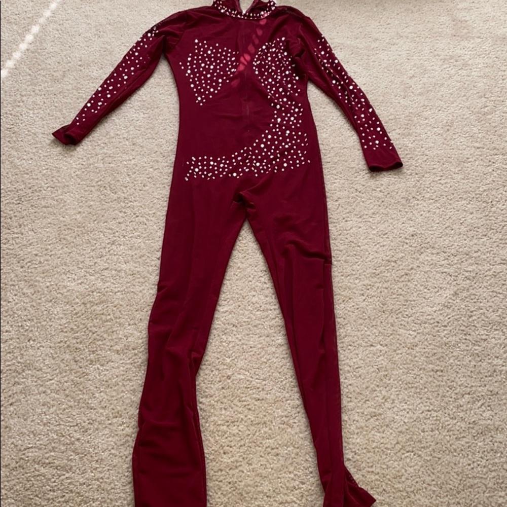 Sheer catsuit